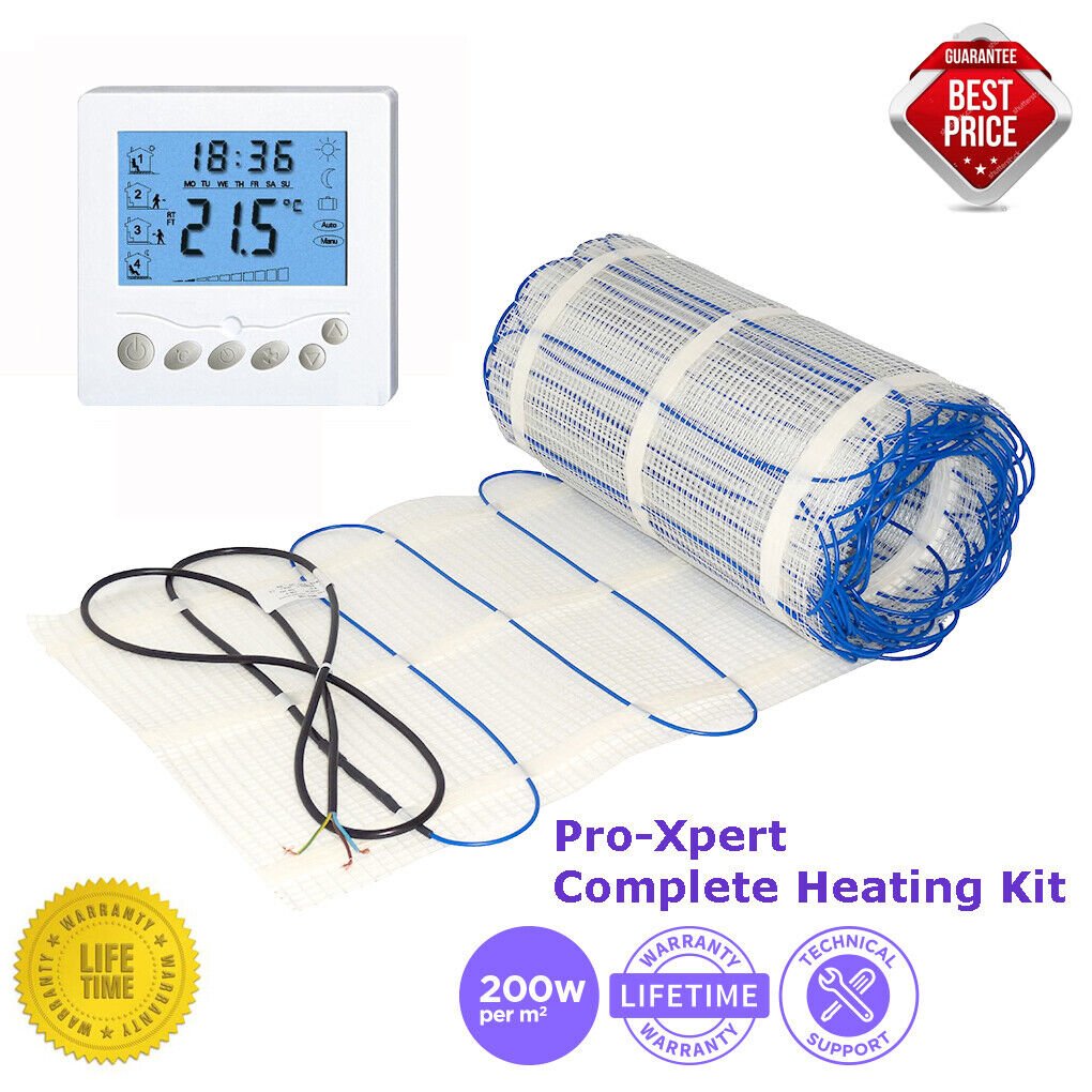 Electric underfloor heating mat kit 150W/m2 All Sizes in this Listing (PRO-X) - Image 3