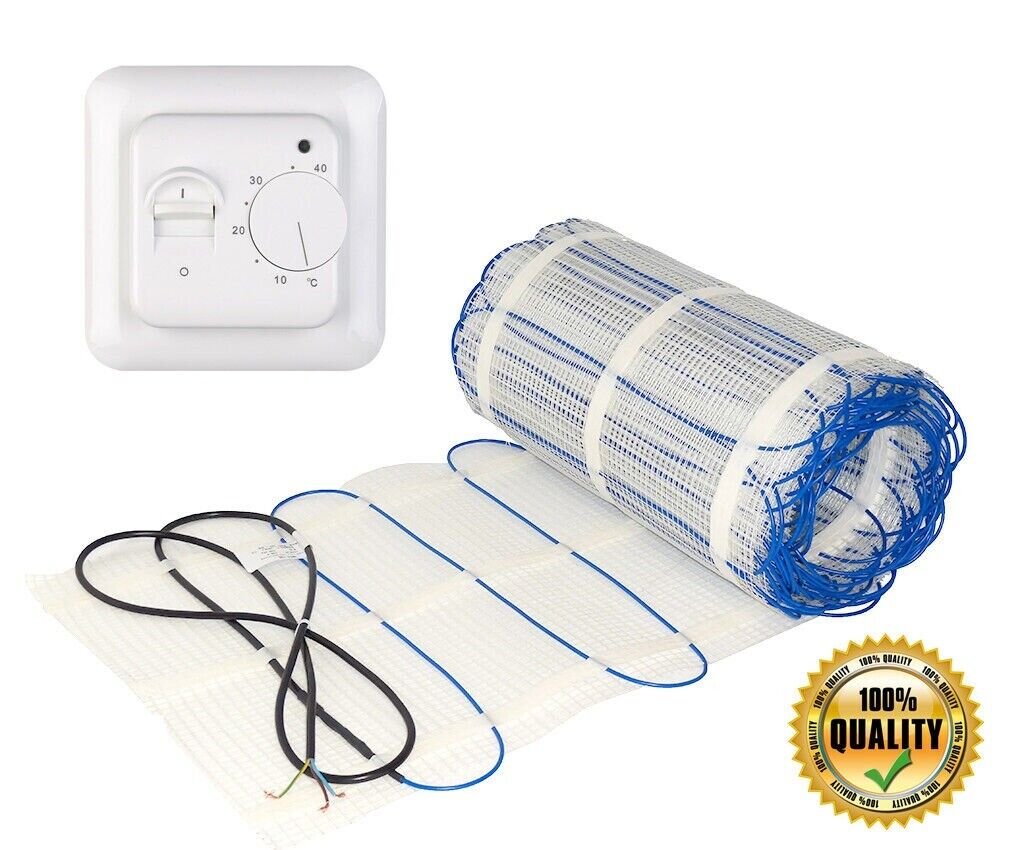 Electric underfloor heating mat kit 200W/m2 All Sizes in this Listing (BSC) - Image 2