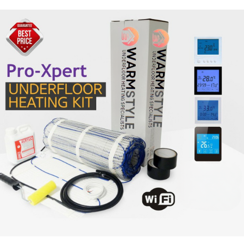 Electric underfloor heating mat kit 150W/m2 All Sizes in this Listing (PRO-X)